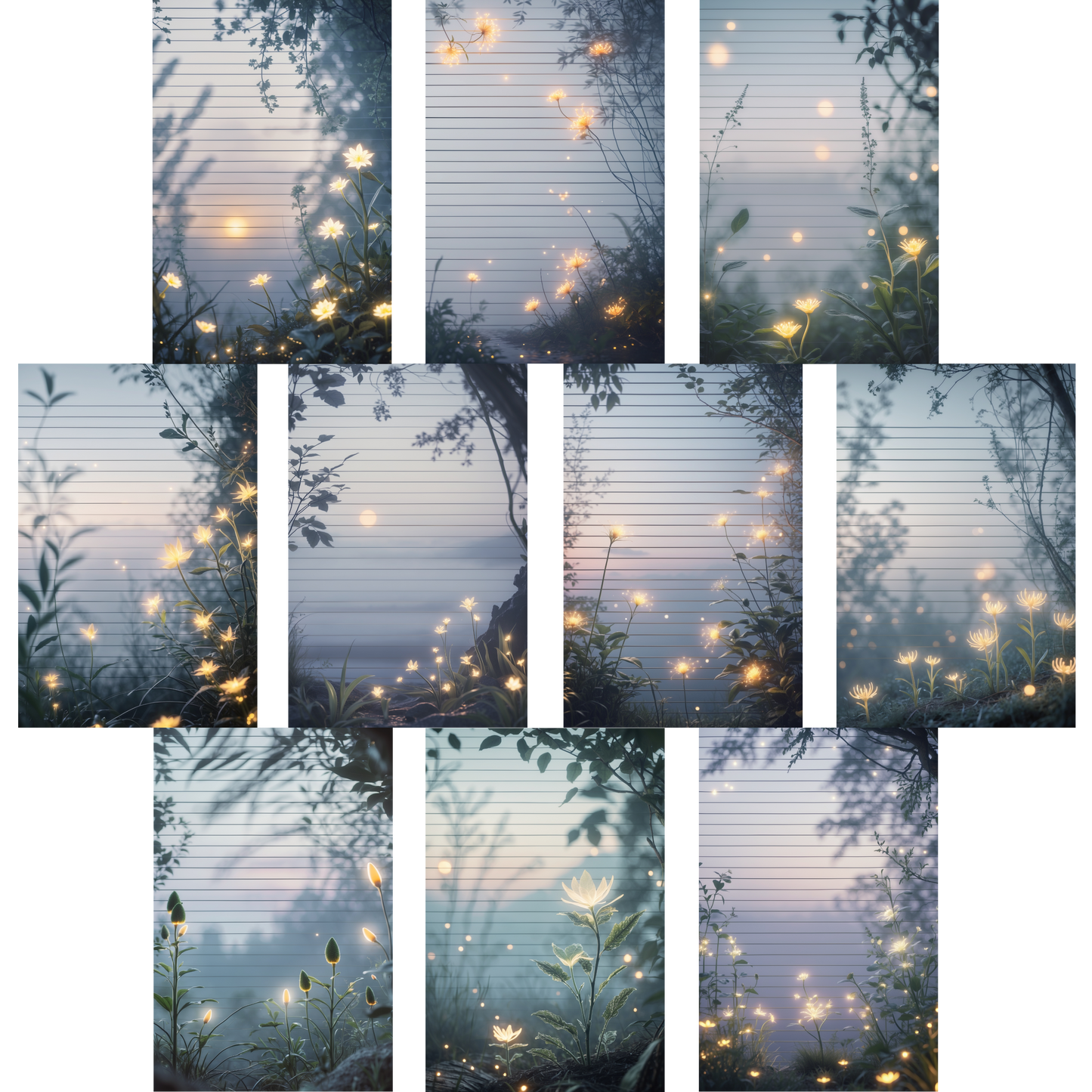 Notizblock | DIN A5 | Crow Notes – Twilight Glow