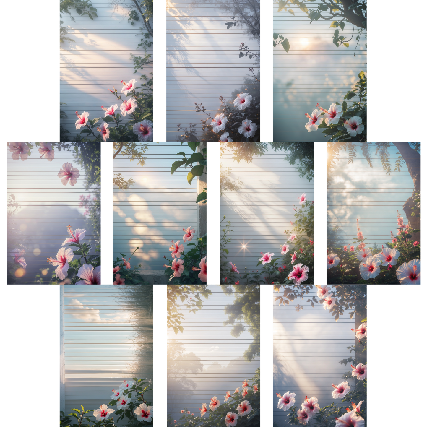 Notizblock | DIN A5 | Crow Notes – Hibiscus Flowers