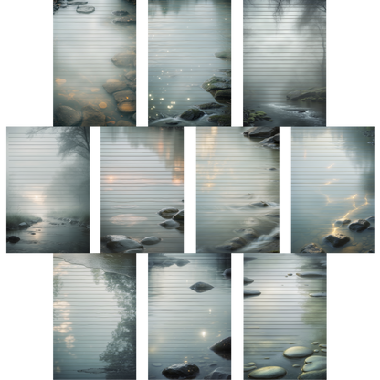 Notizblock | DIN A5 | Crow Notes – Gently Flowing Stream