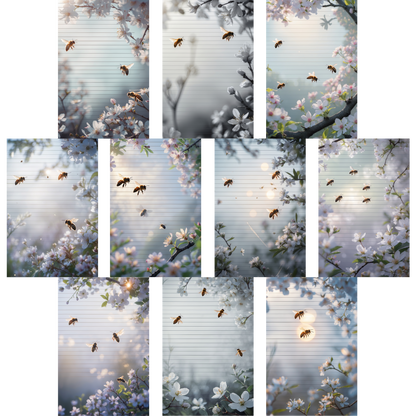 Notizblock | DIN A5 | Crow Notes – Bees & Blossoms
