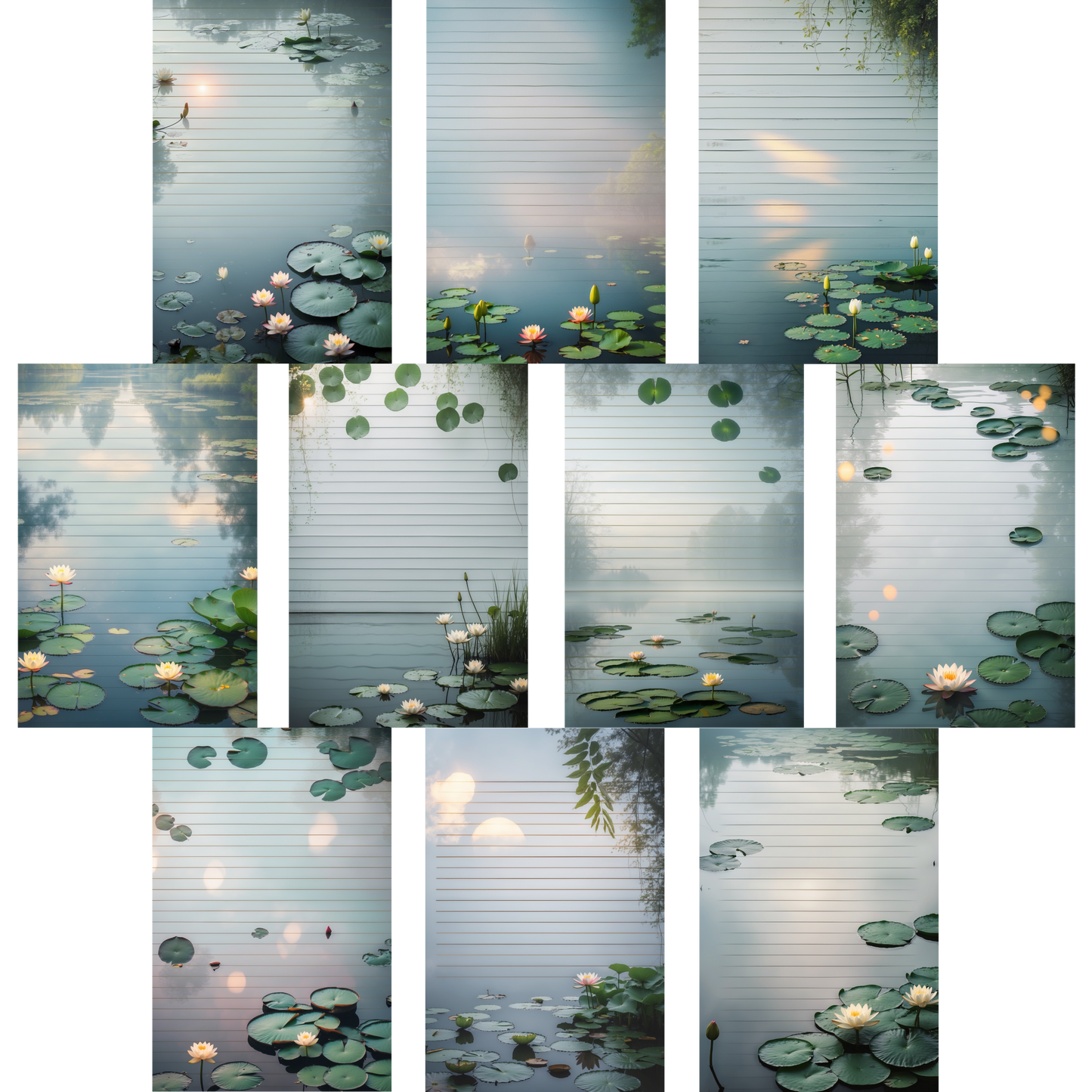 Notizblock | DIN A5 | Crow Notes – Calm Pond
