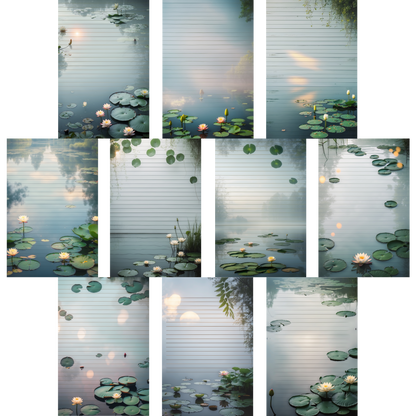 Notizblock | DIN A5 | Crow Notes – Calm Pond