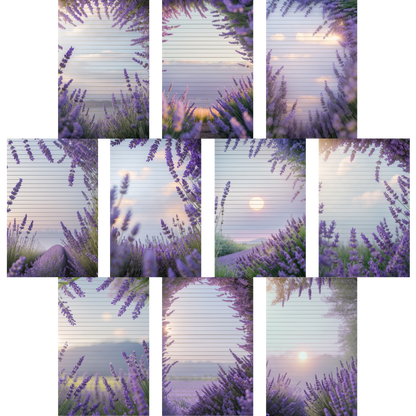 Notizblock | DIN A5 | Crow Notes – Lavender Fields