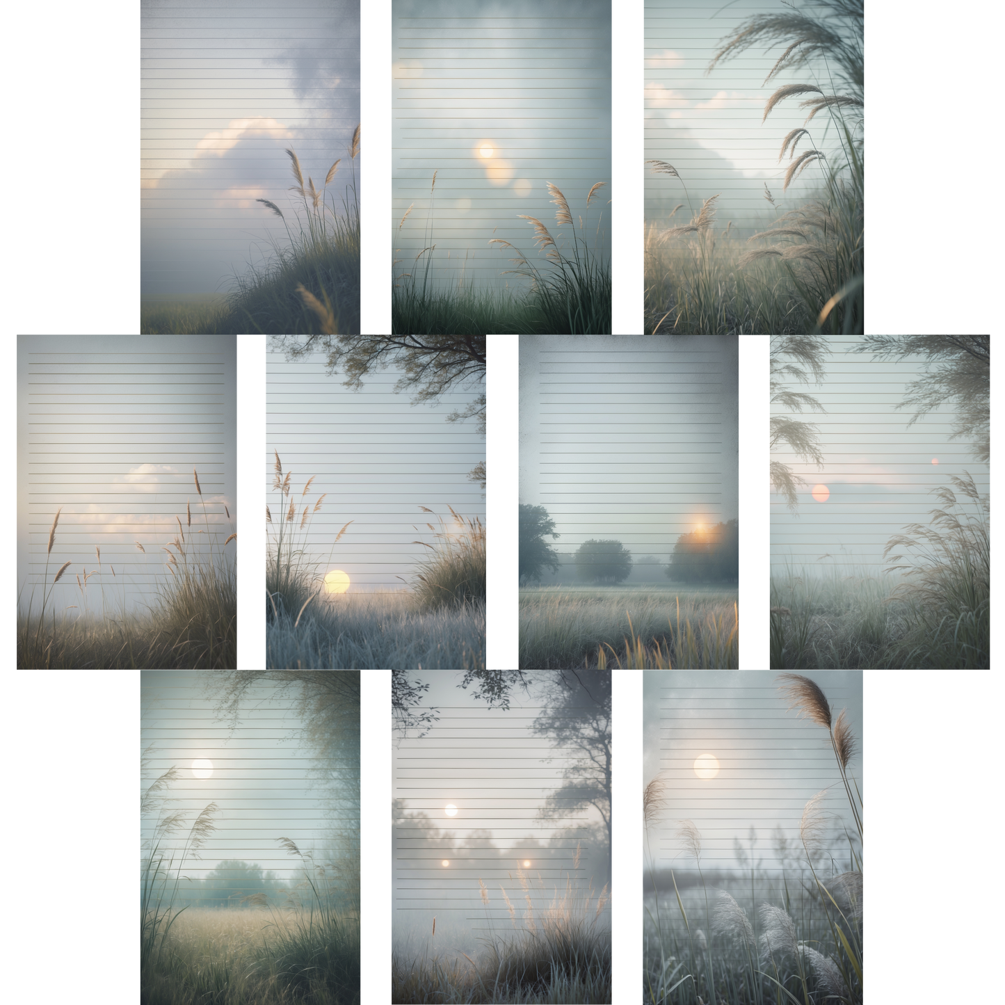 Notizblock | DIN A5 | Crow Notes – Open Grassland