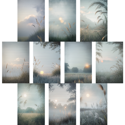 Notizblock | DIN A5 | Crow Notes – Open Grassland