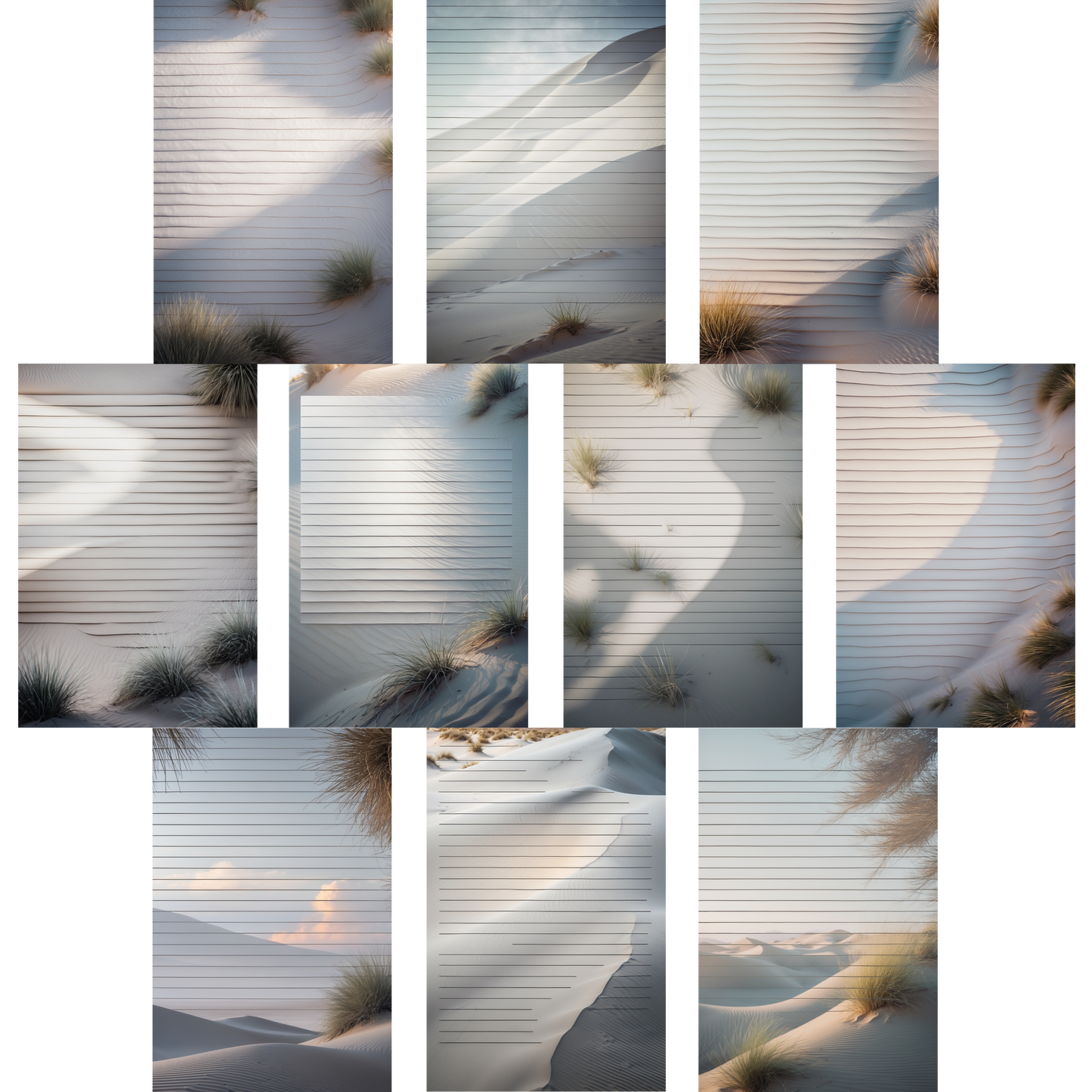 Notizblock | DIN A5 | Crow Notes – Soft Dunes