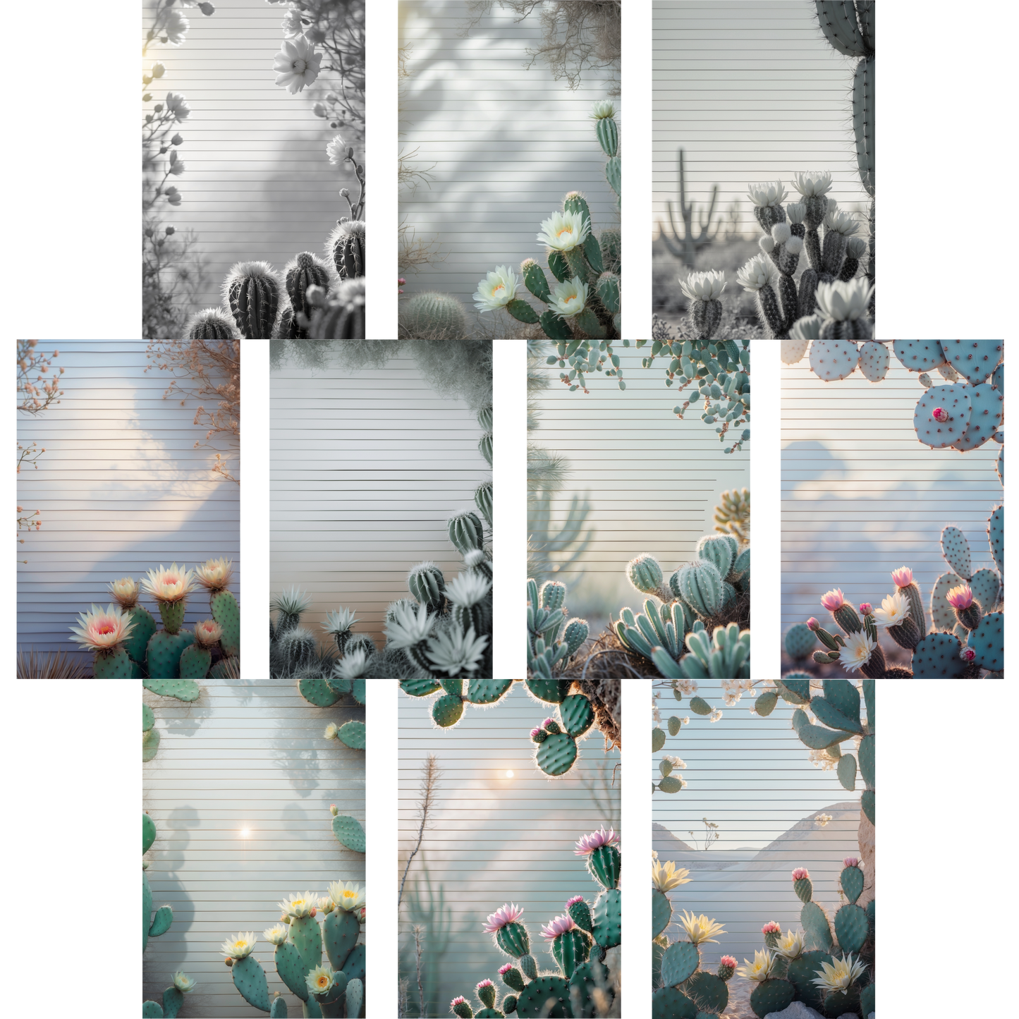 Notizblock | DIN A5 | Crow Notes – Cactus Flowers