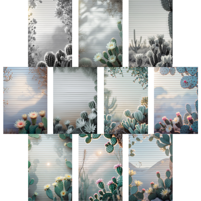 Notizblock | DIN A5 | Crow Notes – Cactus Flowers