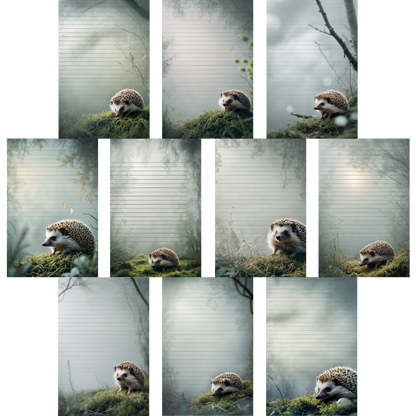 Notizblock | DIN A5 | Crow Notes – Mossy Hedgehog