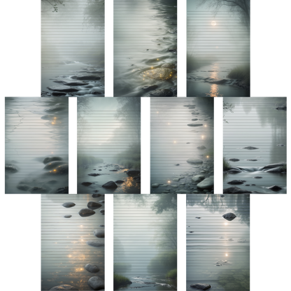 Notizblock | DIN A5 | Crow Notes – Gently Flowing Stream