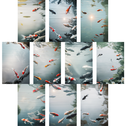 Notizblock | DIN A5 | Crow Notes – Quiet Koi