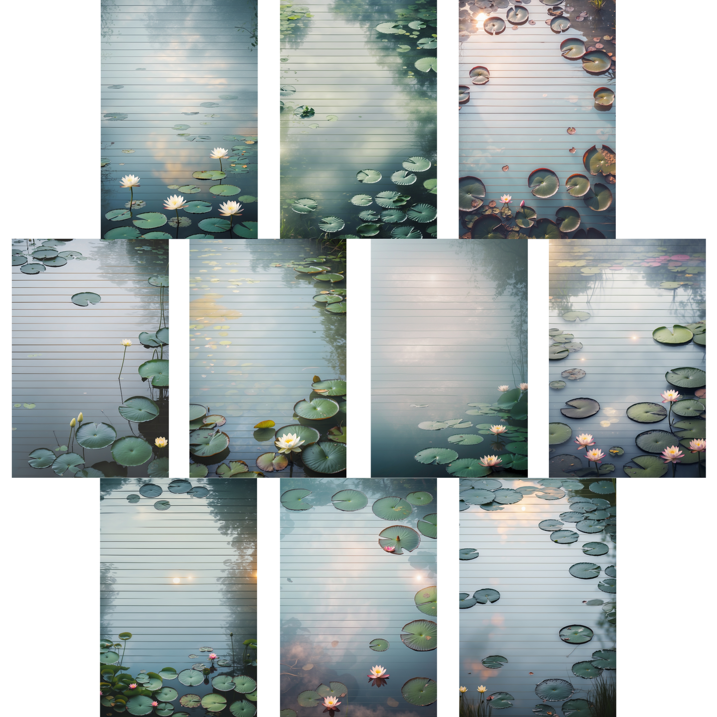 Notizblock | DIN A5 | Crow Notes – Calm Pond