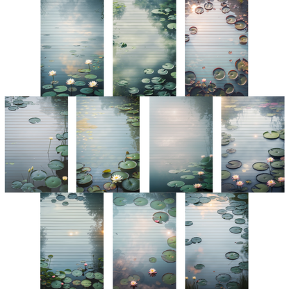 Notizblock | DIN A5 | Crow Notes – Calm Pond