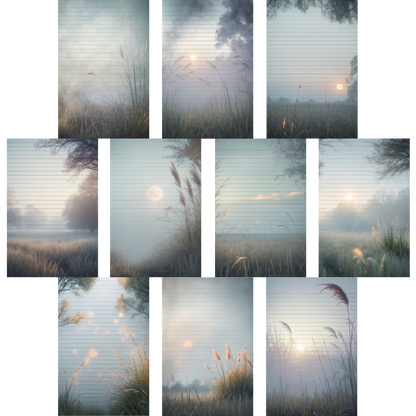 Notizblock | DIN A5 | Crow Notes – Open Grassland