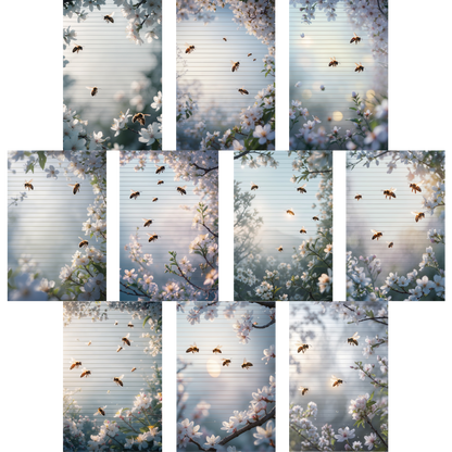 Notizblock | DIN A5 | Crow Notes – Bees & Blossoms
