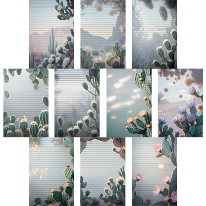 Notizblock | DIN A5 | Crow Notes – Cactus Flowers
