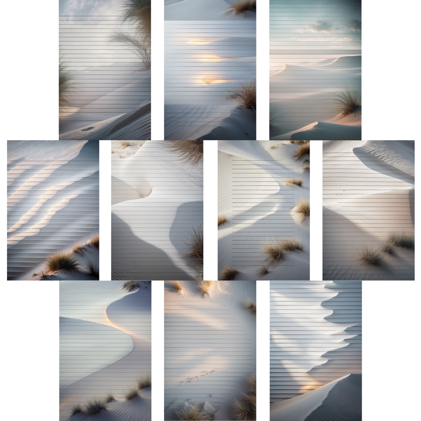 Notizblock | DIN A5 | Crow Notes – Soft Dunes