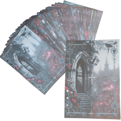 Arcane Roses - DIN A5 / DIN A6 Journaleinlagen