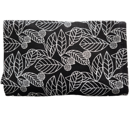 Federmäppchen | Laubblätter-Design | Canvas | 48 Stiftplätze | Einrollbar