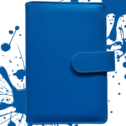 Personal Size / DIN A6 Ringbuch | Ringbinder Blau | 6-Ring-Mechanik