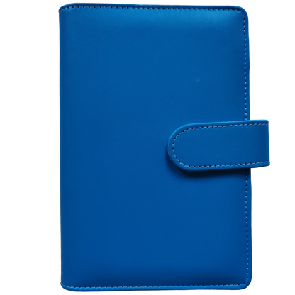Personal Size / DIN A6 Ringbuch | Ringbinder Blau | 6-Ring-Mechanik