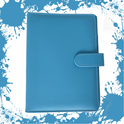 Ringbuch | Ringordner Blau | 6-Ring-Mechanik | DIN A5 | Magnetverschluss