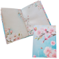Illustriertes Notizbuch | Motiv Blossom Rain | DIN A5 Hardcover | 160 Seiten