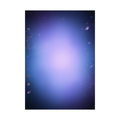 DIN A5 Ringbucheinlagen 6-fach Lochung mit Motiv | Bild Magic Cosmos 11
