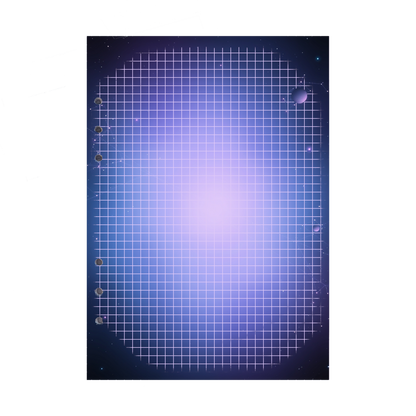 DIN A5 Ringbucheinlagen 6-fach Lochung mit Motiv | Bild Magic Cosmos 11