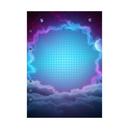 DIN A5 Ringbucheinlagen 6-fach Lochung mit Motiv | Bild Magic Cosmos 14