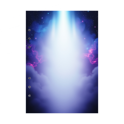 DIN A5 Ringbucheinlagen 6-fach Lochung mit Motiv | Bild Magic Cosmos 25