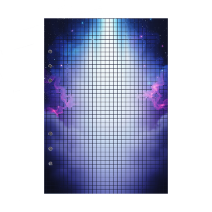 DIN A5 Ringbucheinlagen 6-fach Lochung mit Motiv | Bild Magic Cosmos 25