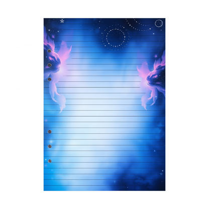 DIN A5 Ringbucheinlagen 6-fach Lochung mit Motiv | Bild Magic Cosmos 27