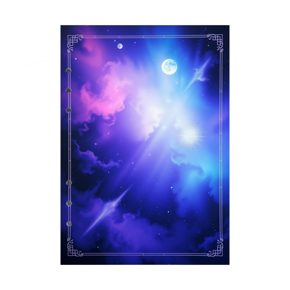 DIN A5 Ringbucheinlagen 6-fach Lochung mit Motiv | Bild Magic Cosmos 28