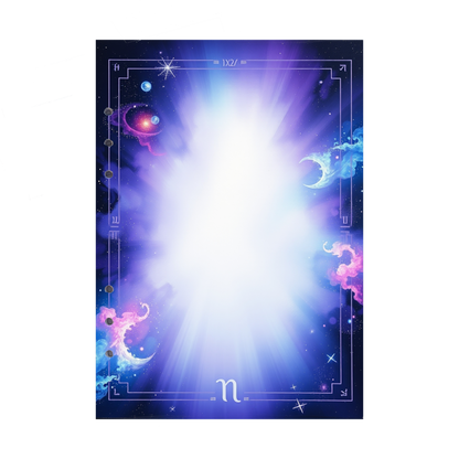 DIN A5 Ringbucheinlagen 6-fach Lochung mit Motiv | Bild Magic Cosmos 31