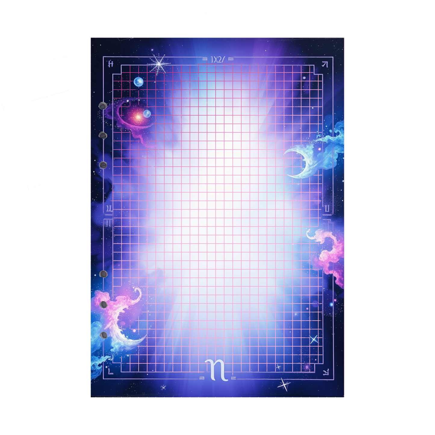 DIN A5 Ringbucheinlagen 6-fach Lochung mit Motiv | Bild Magic Cosmos 31