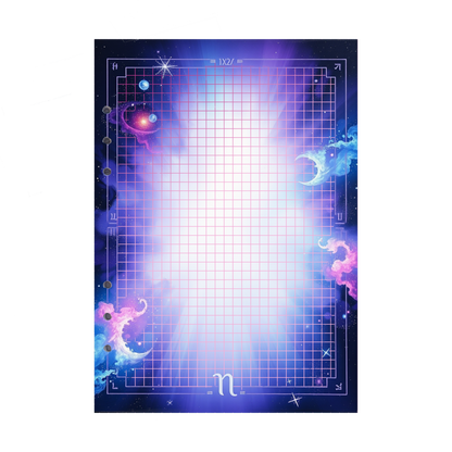 DIN A5 Ringbucheinlagen 6-fach Lochung mit Motiv | Bild Magic Cosmos 31