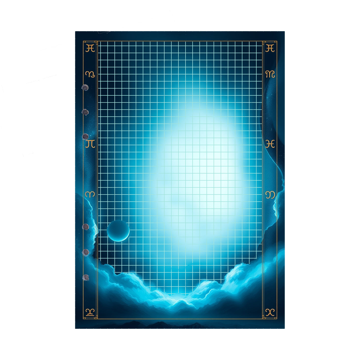 DIN A5 Ringbucheinlagen 6-fach Lochung mit Motiv | Bild Magic Cosmos 34