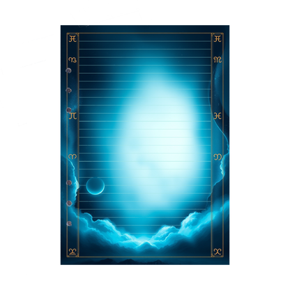 DIN A5 Ringbucheinlagen 6-fach Lochung mit Motiv | Bild Magic Cosmos 34
