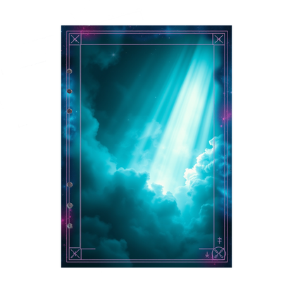 DIN A5 Ringbucheinlagen 6-fach Lochung mit Motiv | Bild Magic Cosmos 35