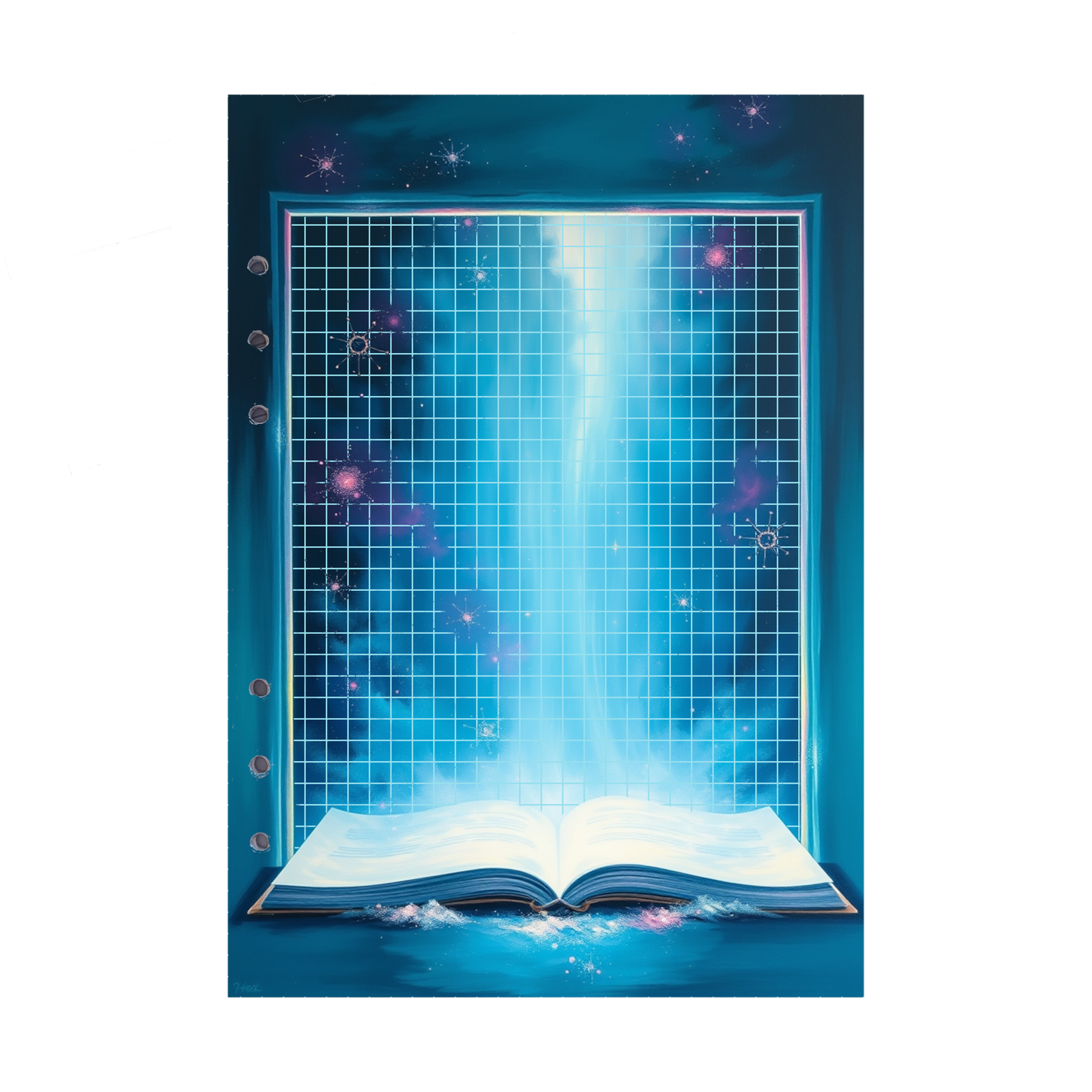 DIN A5 Ringbucheinlagen 6-fach Lochung mit Motiv | Bild Magic Cosmos 37