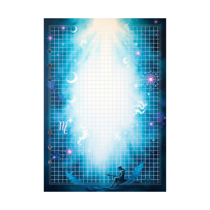 DIN A5 Ringbucheinlagen 6-fach Lochung mit Motiv | Bild Magic Cosmos 39