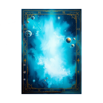 DIN A5 Ringbucheinlagen 6-fach Lochung mit Motiv | Bild Magic Cosmos 40