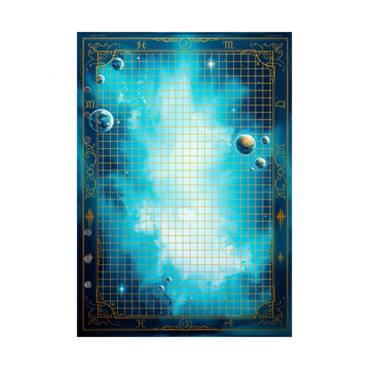 DIN A5 Ringbucheinlagen 6-fach Lochung mit Motiv | Bild Magic Cosmos 40