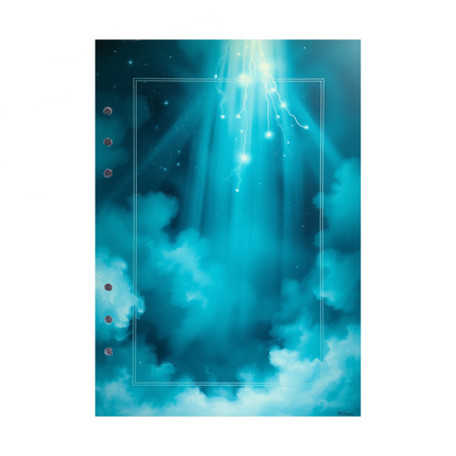 DIN A5 Ringbucheinlagen 6-fach Lochung mit Motiv | Bild Magic Cosmos 42