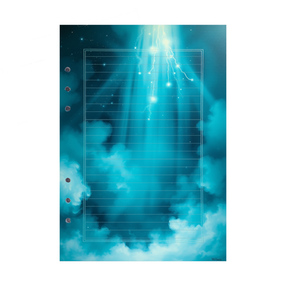 DIN A5 Ringbucheinlagen 6-fach Lochung mit Motiv | Bild Magic Cosmos 42