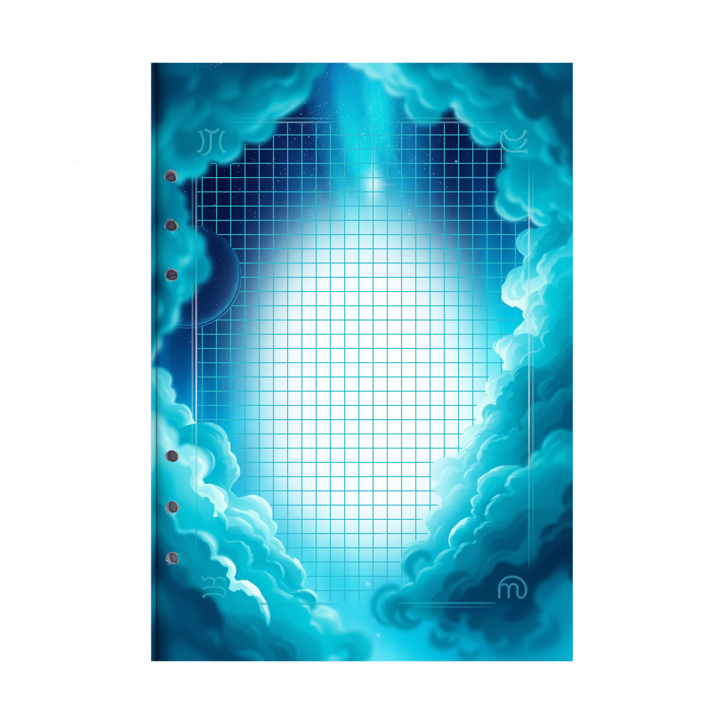 DIN A5 Ringbucheinlagen 6-fach Lochung mit Motiv | Bild Magic Cosmos 43