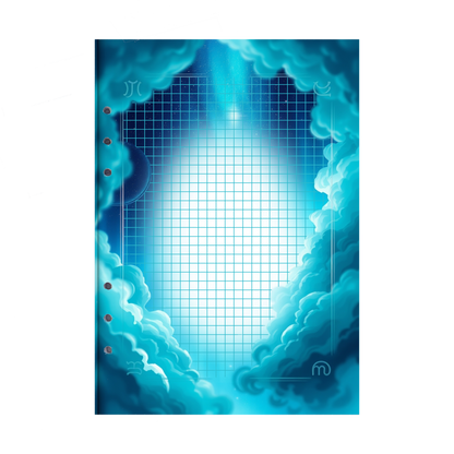 DIN A5 Ringbucheinlagen 6-fach Lochung mit Motiv | Bild Magic Cosmos 43