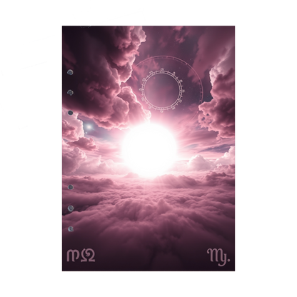 DIN A5 Ringbucheinlagen 6-fach Lochung mit Motiv | Bild Magic Cosmos 47
