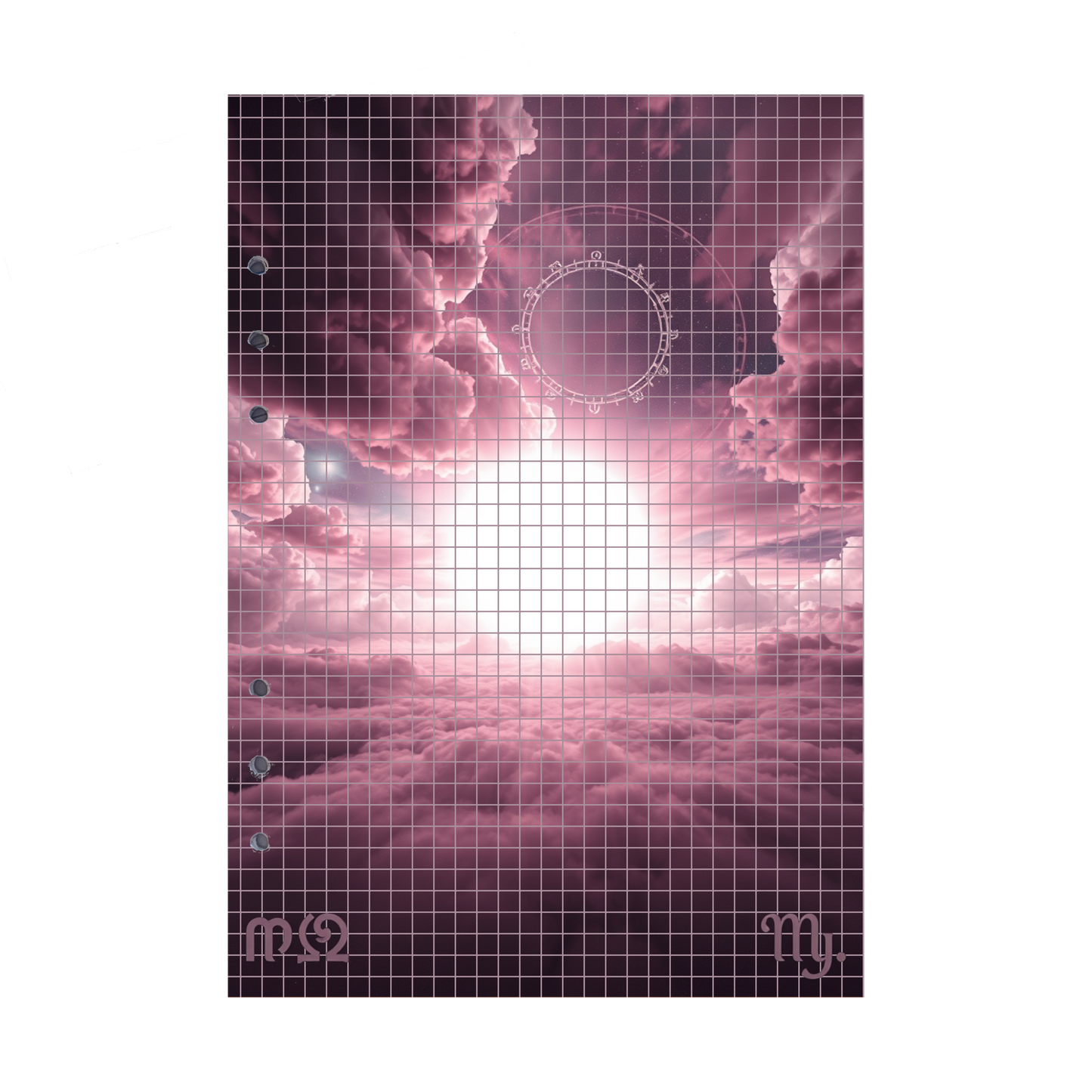 DIN A5 Ringbucheinlagen 6-fach Lochung mit Motiv | Bild Magic Cosmos 47